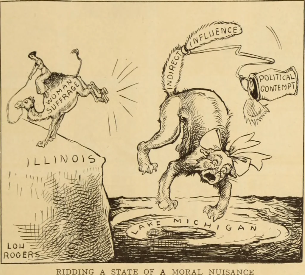 An illustration from Caricature. ed 1908, 1908, leaf 76