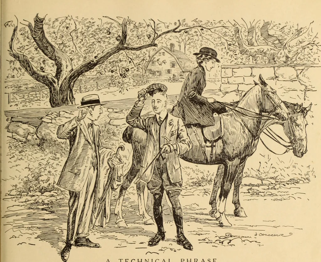 An illustration from Caricature. ed 1908, 1908, leaf 78