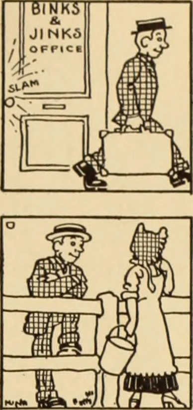 An illustration from Caricature. ed 1908, 1908, leaf 8