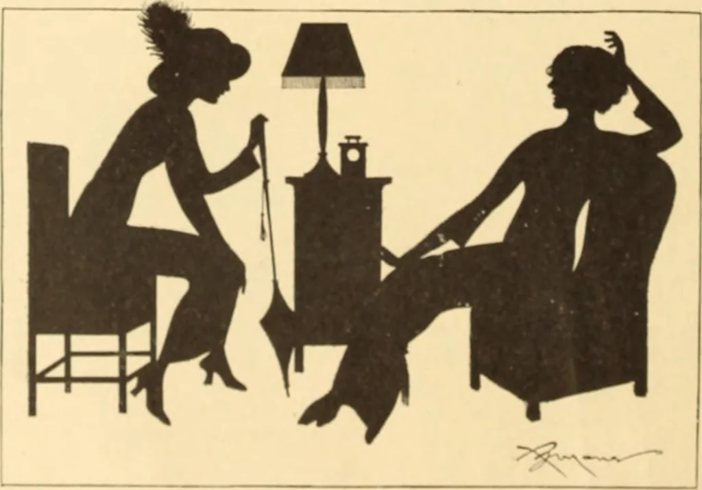 An illustration from Caricature. ed 1908, 1908, leaf 81