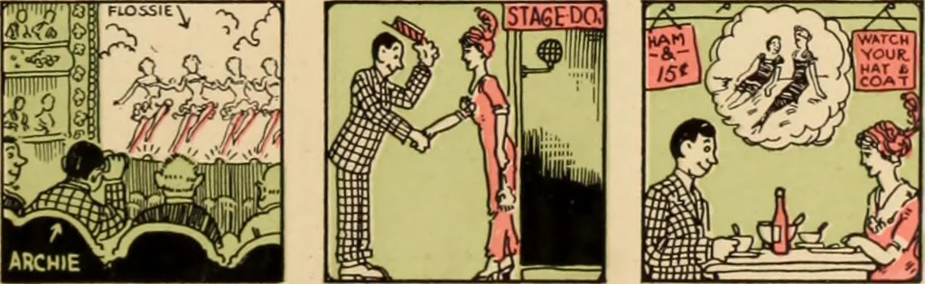 An illustration from Caricature. ed 1908, 1908, leaf 84