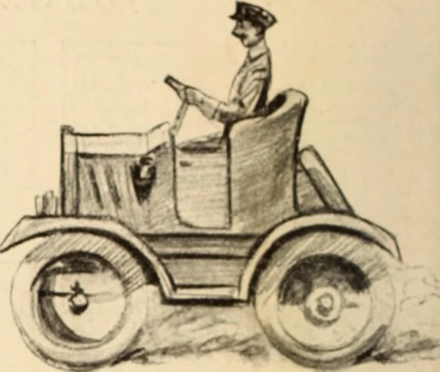 An illustration from Caricature. ed 1908, 1908, leaf 85