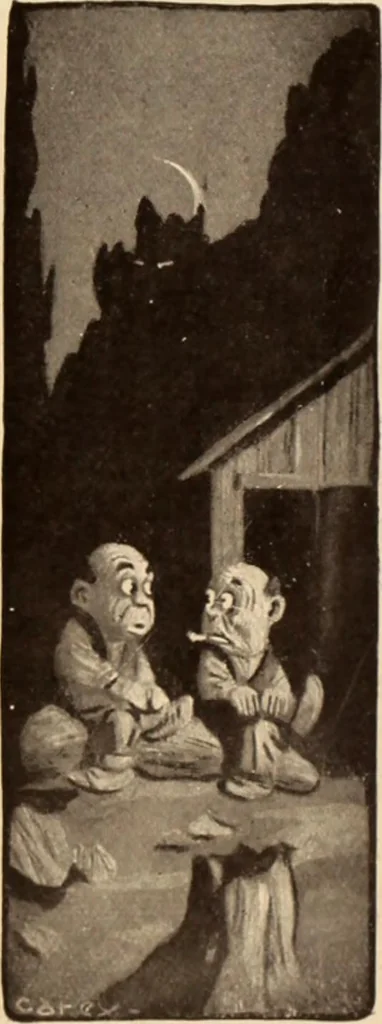 An illustration from Caricature. ed 1908, 1908, leaf 86