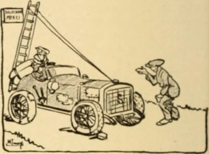 An illustration from Caricature. ed 1908, 1908, leaf 91