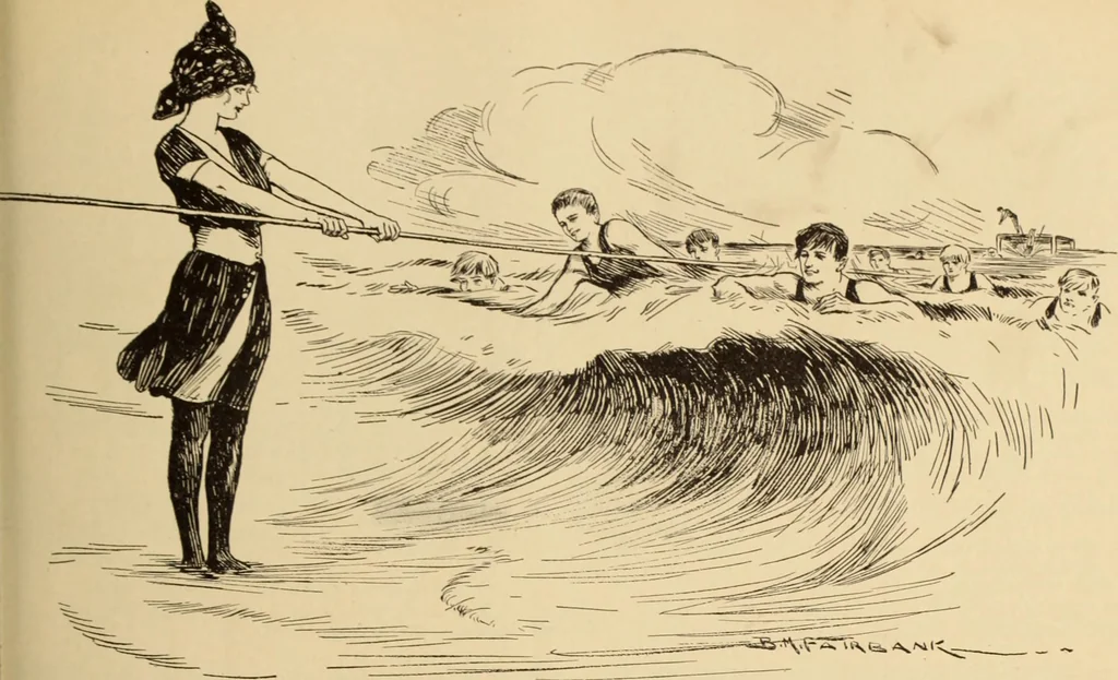 An illustration from Caricature. ed 1908, 1908, leaf 94