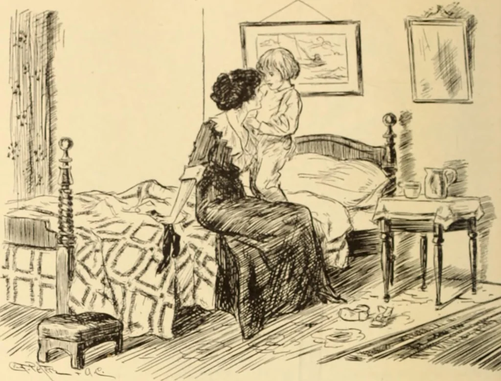 An illustration from Caricature. ed 1908, 1908, leaf 95