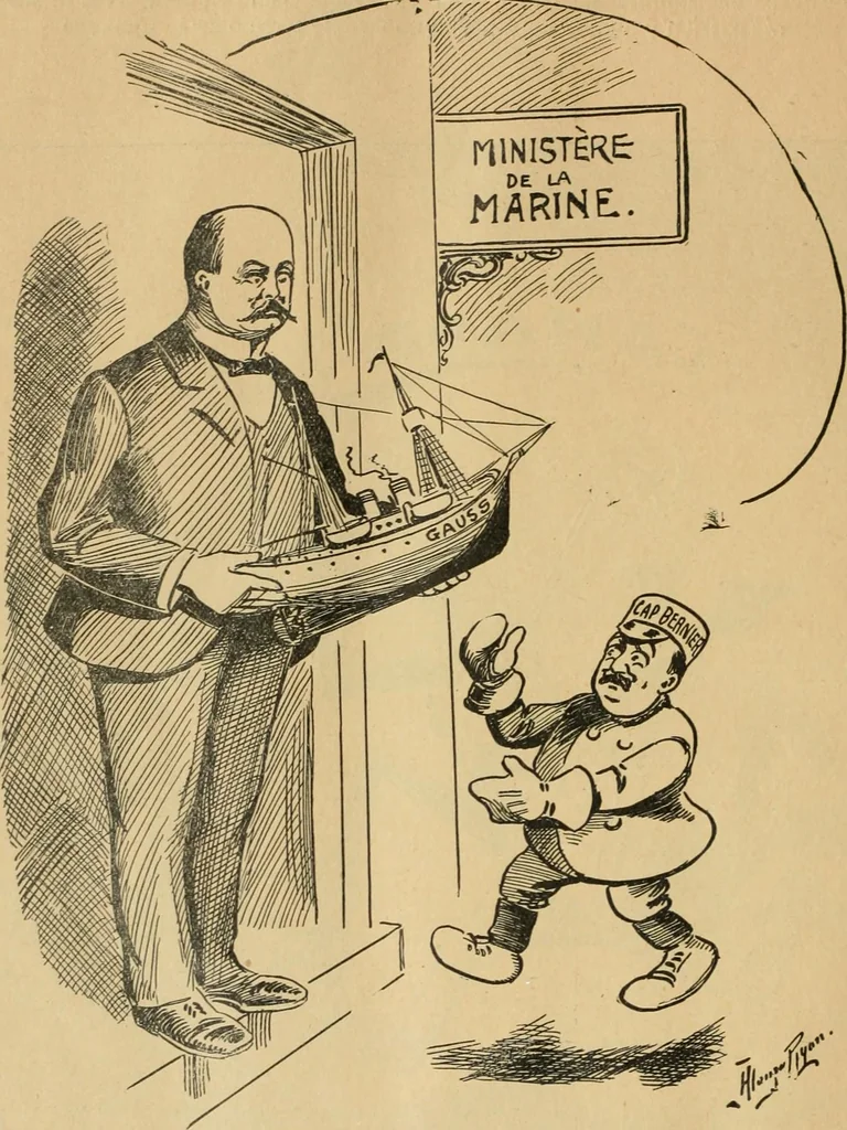 An illustration from Caricature politique au Canada = Free lance political caricature in Canada, 1904, leaf 101