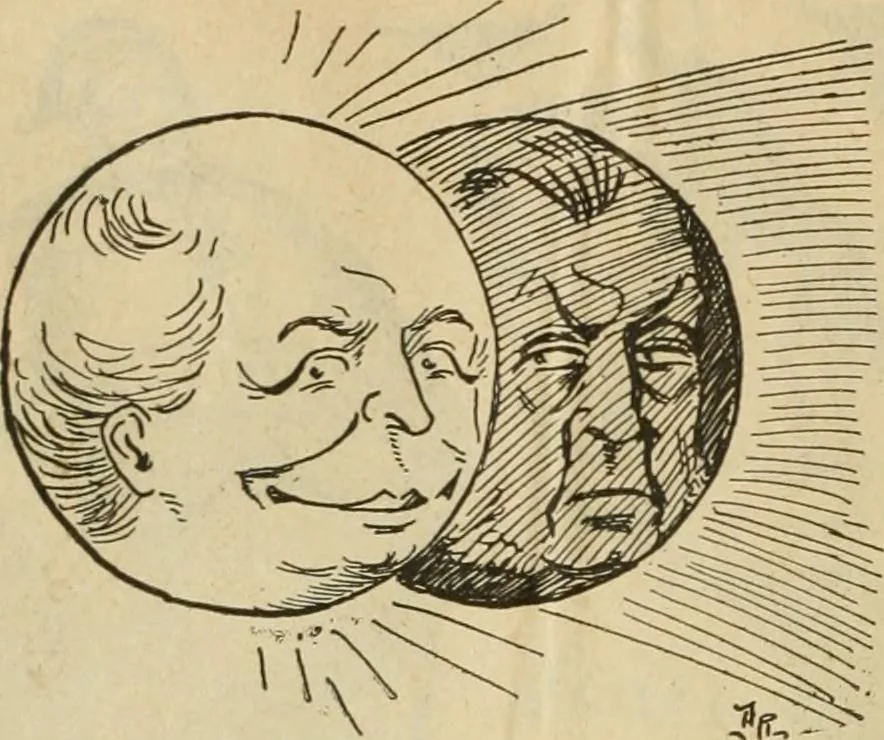 An illustration from Caricature politique au Canada = Free lance political caricature in Canada, 1904, leaf 11
