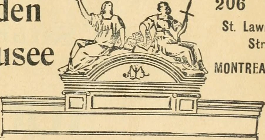 An illustration from Caricature politique au Canada = Free lance political caricature in Canada, 1904, leaf 112