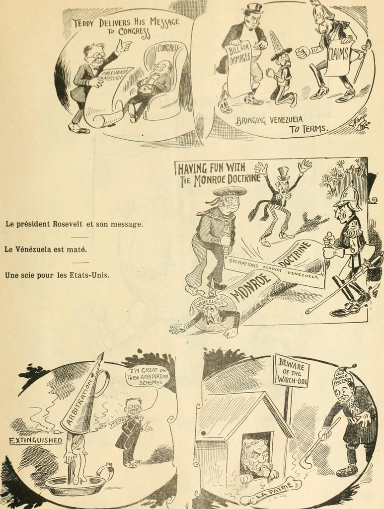 An illustration from Caricature politique au Canada = Free lance political caricature in Canada, 1904, leaf 20