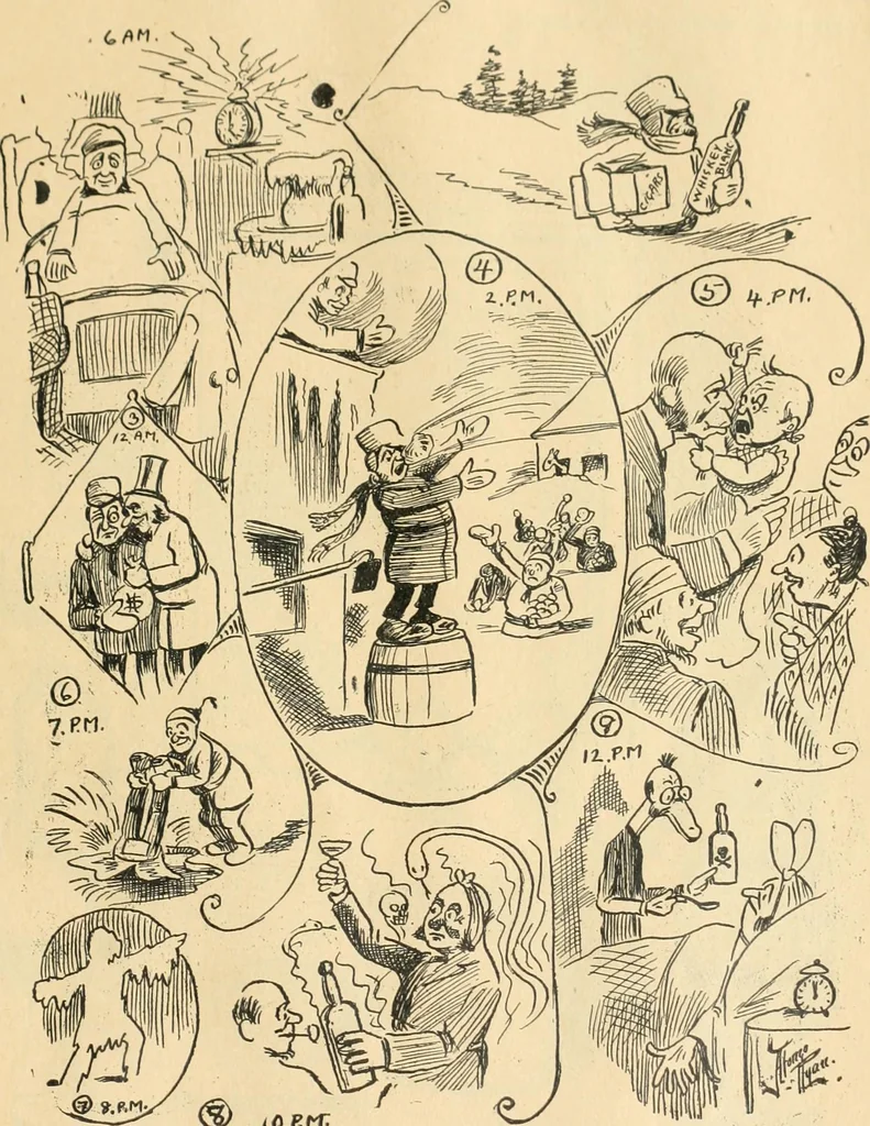 An illustration from Caricature politique au Canada = Free lance political caricature in Canada, 1904, leaf 62
