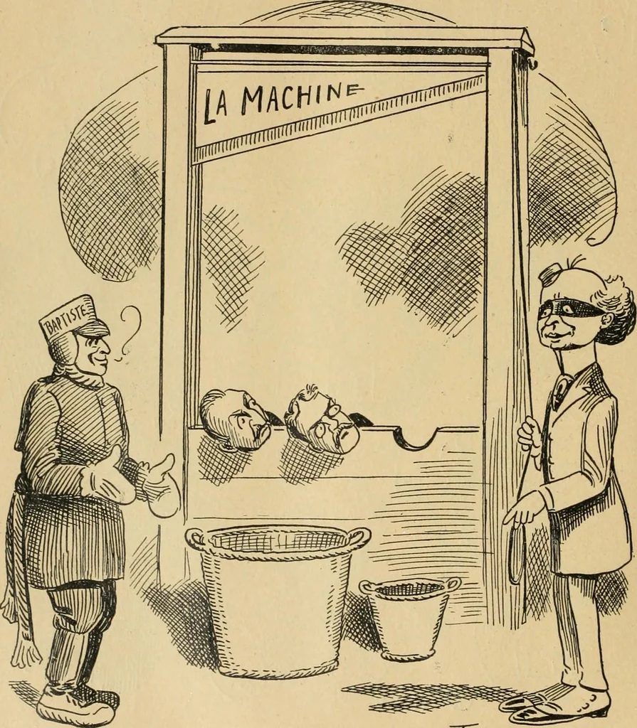 An illustration from Caricature politique au Canada = Free lance political caricature in Canada, 1904, leaf 63