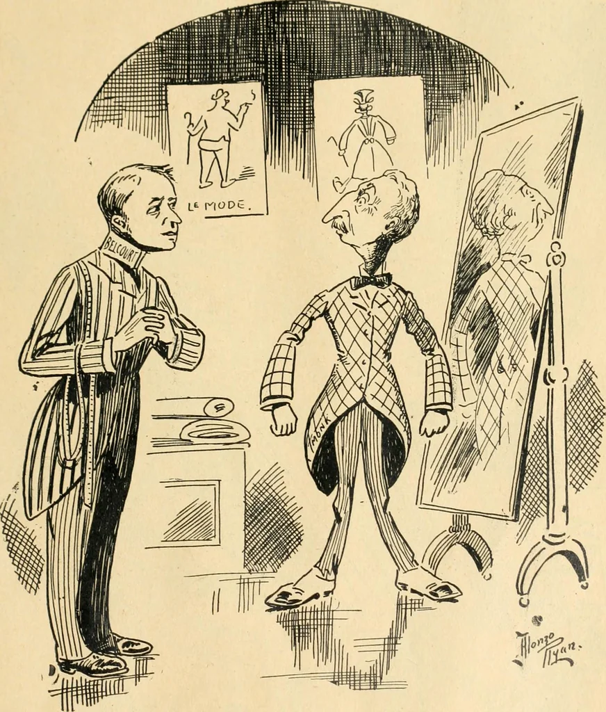 An illustration from Caricature politique au Canada = Free lance political caricature in Canada, 1904, leaf 68