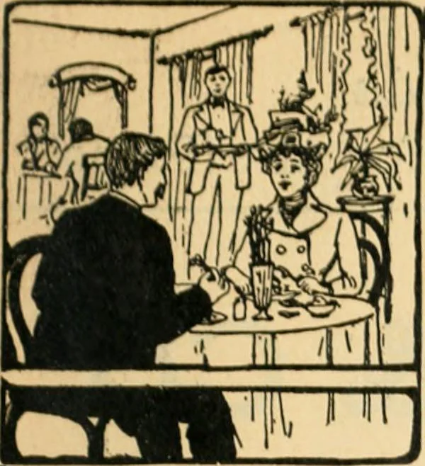 An illustration from Caricature politique au Canada = Free lance political caricature in Canada, 1904, leaf 90