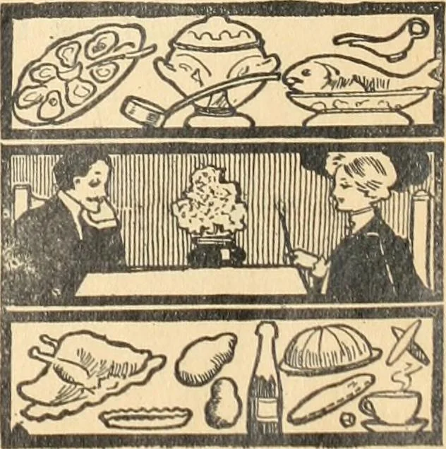 An illustration from Caricature politique au Canada = Free lance political caricature in Canada, 1904, leaf 90