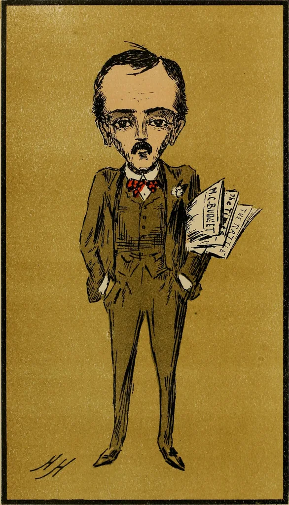 An illustration from Caricatures, 1902, leaf 33