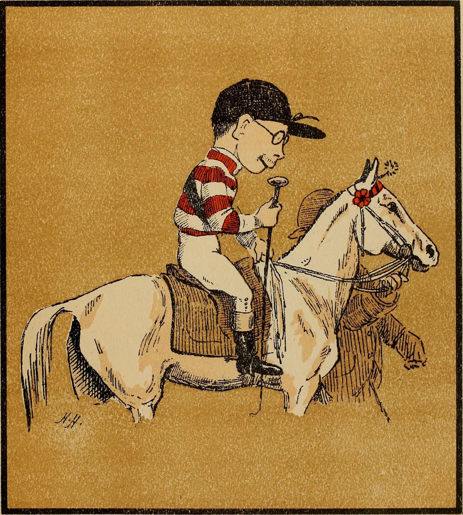 An illustration from Caricatures, 1902, leaf 58