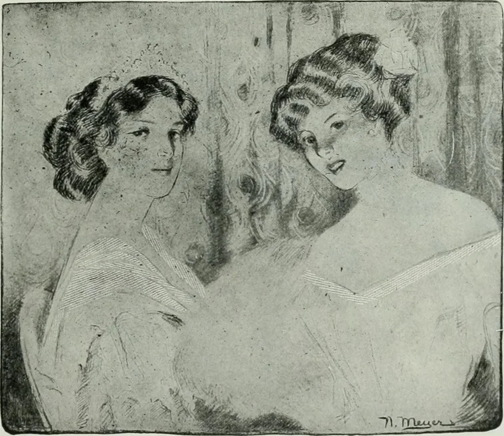 An illustration from Caricature; wit and humor of a nation in picture, song and story, 1911, leaf 102