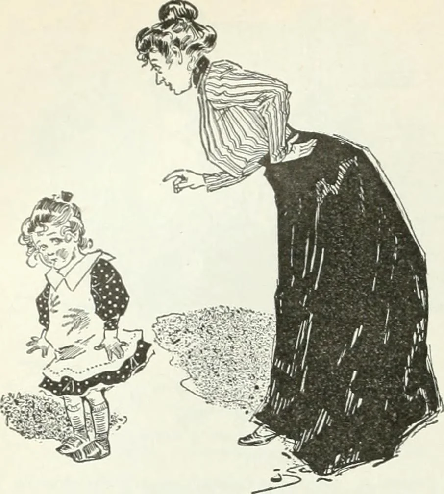 An illustration from Caricature; wit and humor of a nation in picture, song and story, 1911, leaf 107