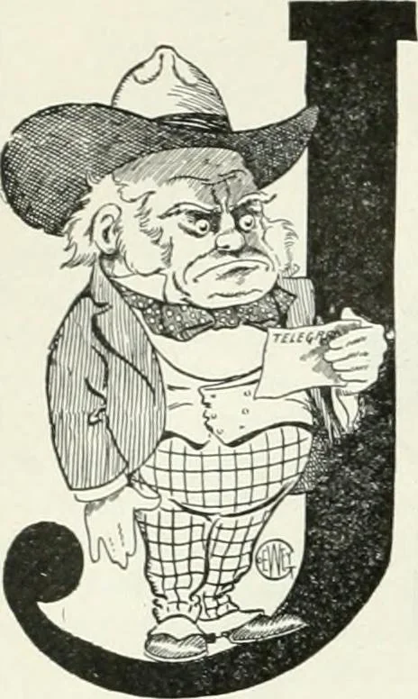 An illustration from Caricature; wit and humor of a nation in picture, song and story, 1911, leaf 11