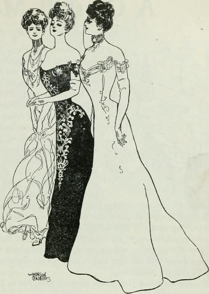 An illustration from Caricature; wit and humor of a nation in picture, song and story, 1911, leaf 12