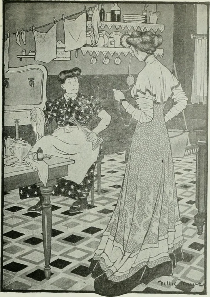 An illustration from Caricature; wit and humor of a nation in picture, song and story, 1911, leaf 120
