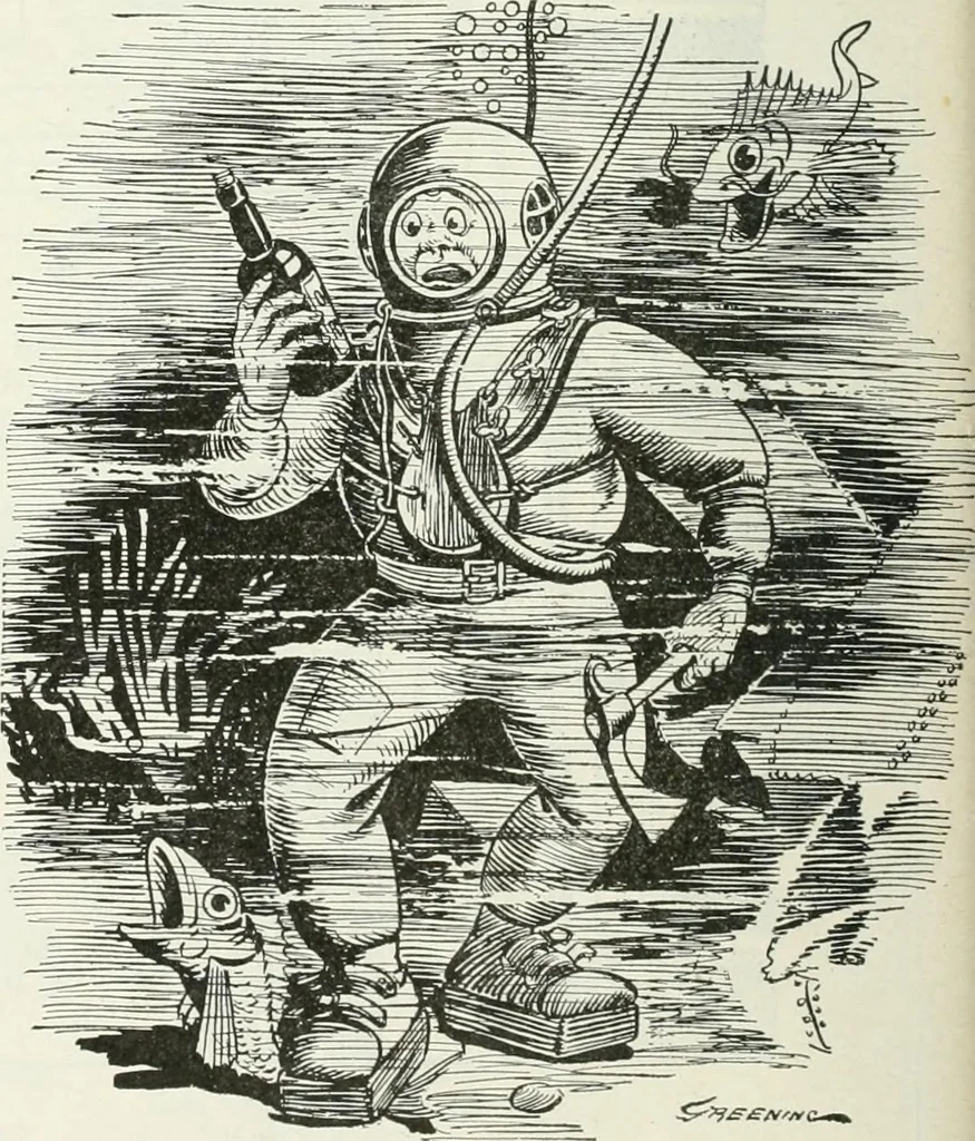 An illustration from Caricature; wit and humor of a nation in picture, song and story, 1911, leaf 123
