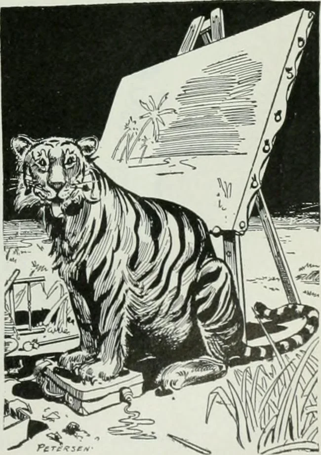 An illustration from Caricature; wit and humor of a nation in picture, song and story, 1911, leaf 126