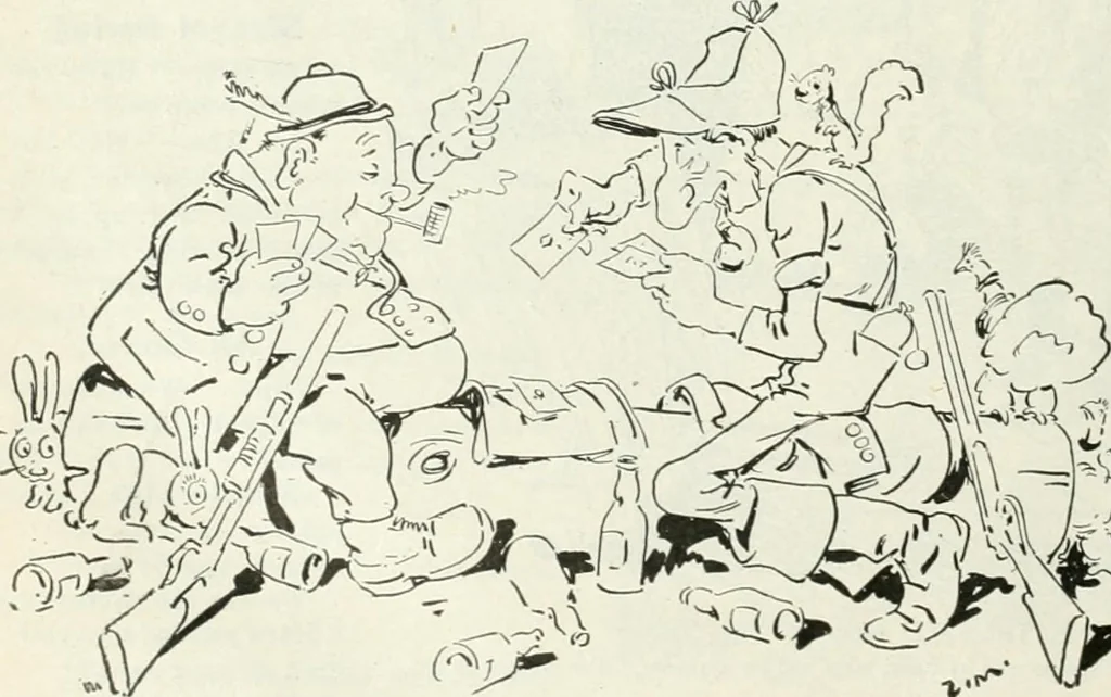 An illustration from Caricature; wit and humor of a nation in picture, song and story, 1911, leaf 133