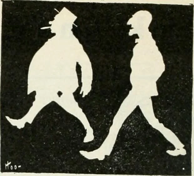 An illustration from Caricature; wit and humor of a nation in picture, song and story, 1911, leaf 137
