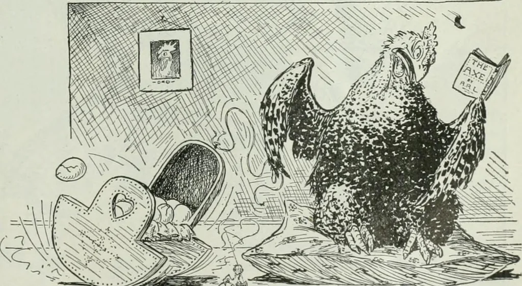 An illustration from Caricature; wit and humor of a nation in picture, song and story, 1911, leaf 138