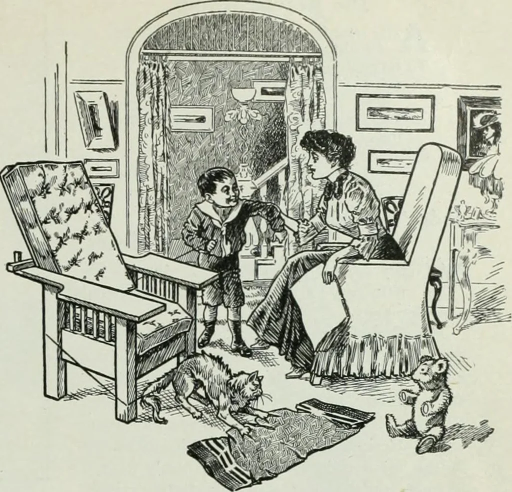 An illustration from Caricature; wit and humor of a nation in picture, song and story, 1911, leaf 14