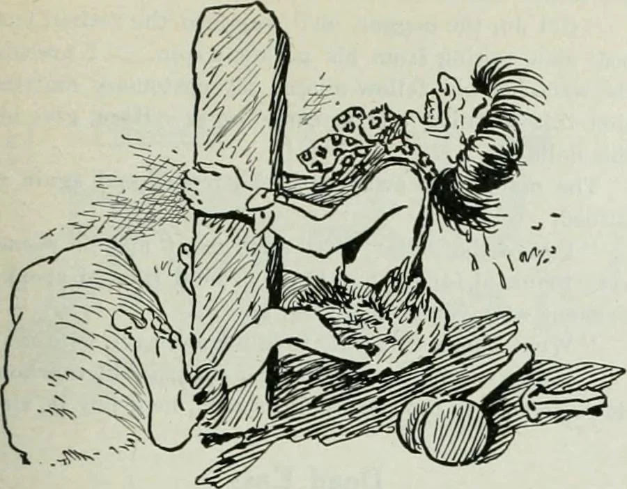 An illustration from Caricature; wit and humor of a nation in picture, song and story, 1911, leaf 142