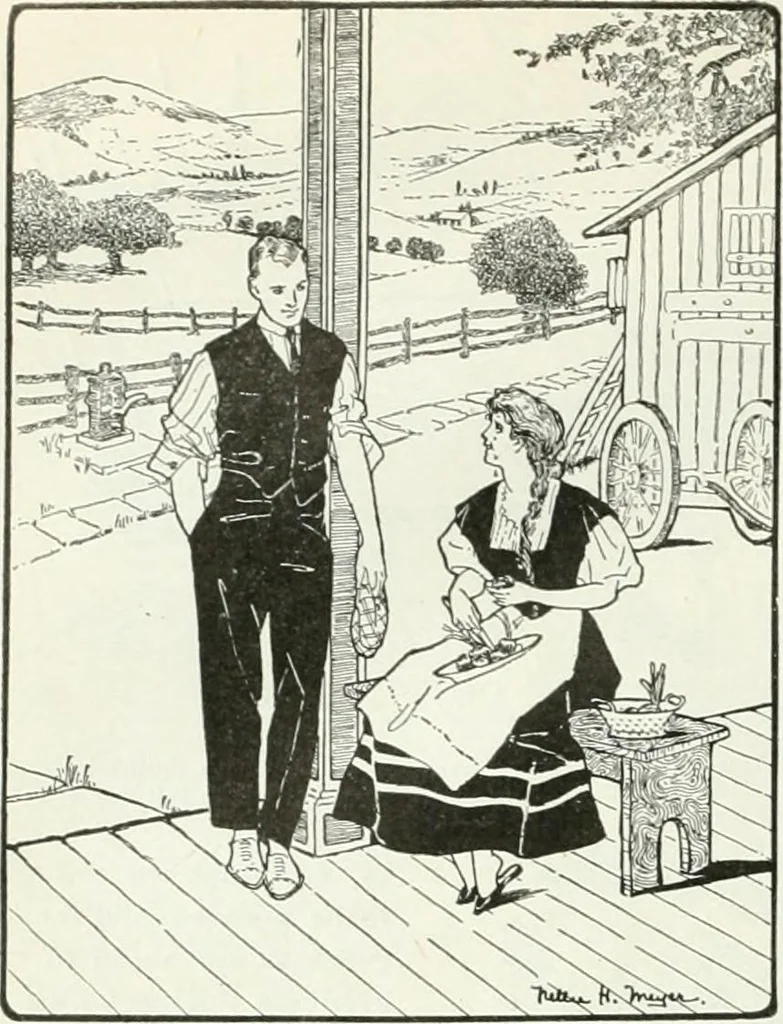 An illustration from Caricature; wit and humor of a nation in picture, song and story, 1911, leaf 143