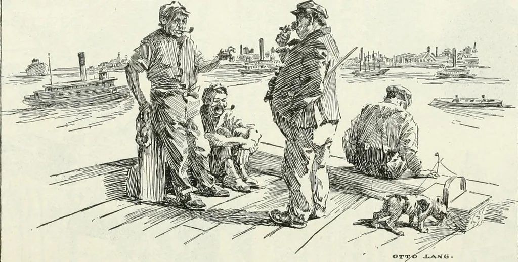 An illustration from Caricature; wit and humor of a nation in picture, song and story, 1911, leaf 145
