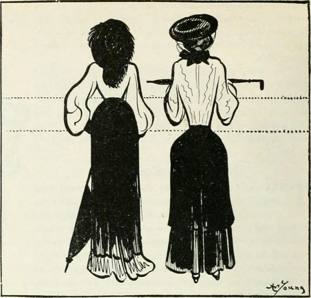 An illustration from Caricature; wit and humor of a nation in picture, song and story, 1911, leaf 15