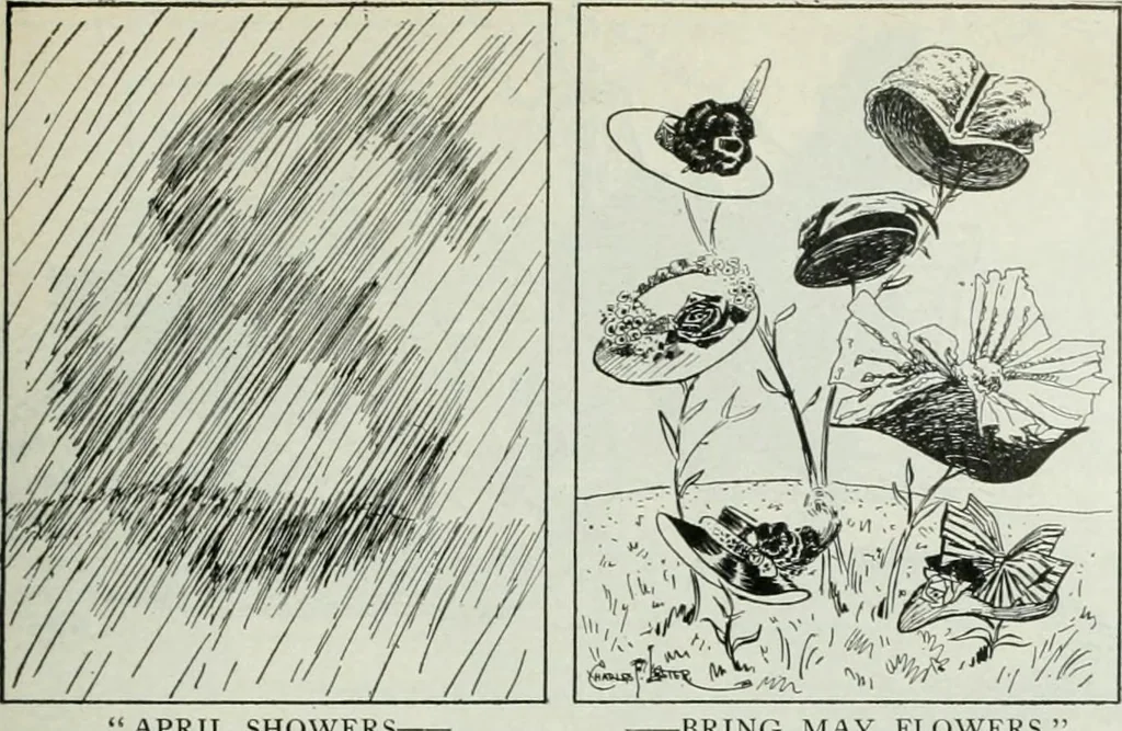 An illustration from Caricature; wit and humor of a nation in picture, song and story, 1911, leaf 154