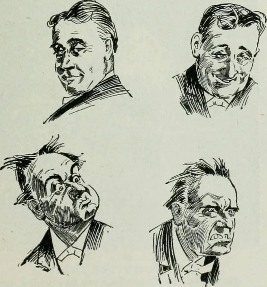An illustration from Caricature; wit and humor of a nation in picture, song and story, 1911, leaf 160