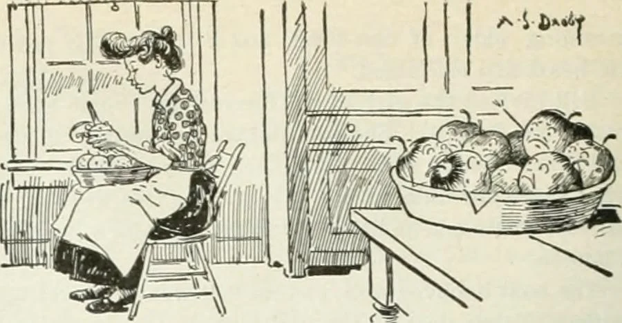 An illustration from Caricature; wit and humor of a nation in picture, song and story, 1911, leaf 161