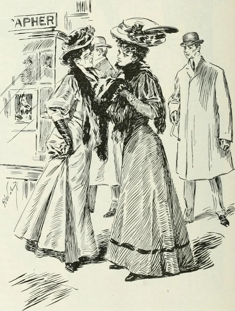 An illustration from Caricature; wit and humor of a nation in picture, song and story, 1911, leaf 163