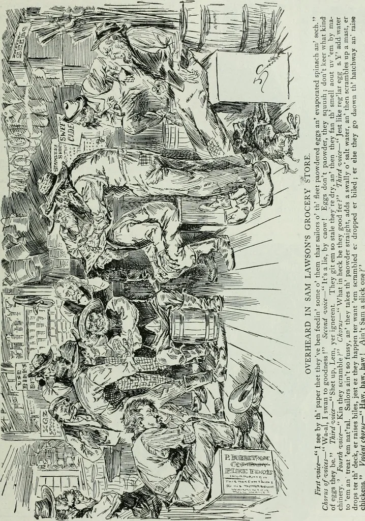 An illustration from Caricature; wit and humor of a nation in picture, song and story, 1911, leaf 164