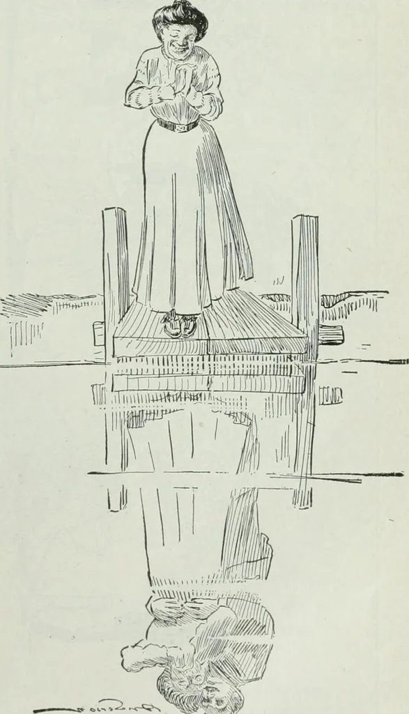 An illustration from Caricature; wit and humor of a nation in picture, song and story, 1911, leaf 170