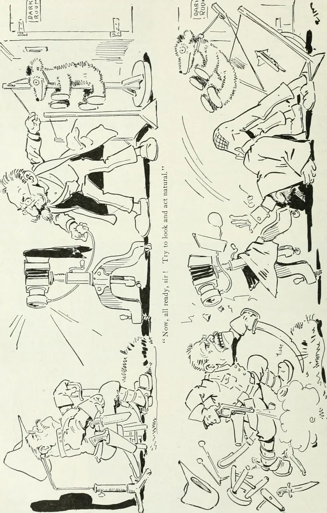An illustration from Caricature; wit and humor of a nation in picture, song and story, 1911, leaf 171