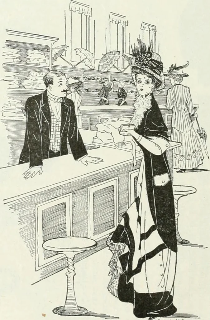 An illustration from Caricature; wit and humor of a nation in picture, song and story, 1911, leaf 177