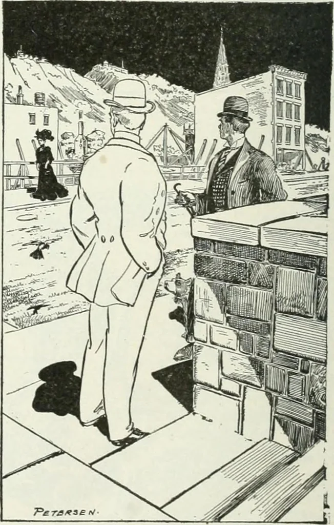 An illustration from Caricature; wit and humor of a nation in picture, song and story, 1911, leaf 187