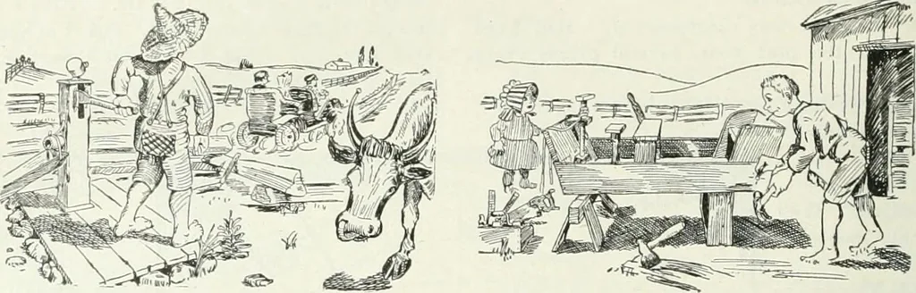 An illustration from Caricature; wit and humor of a nation in picture, song and story, 1911, leaf 191