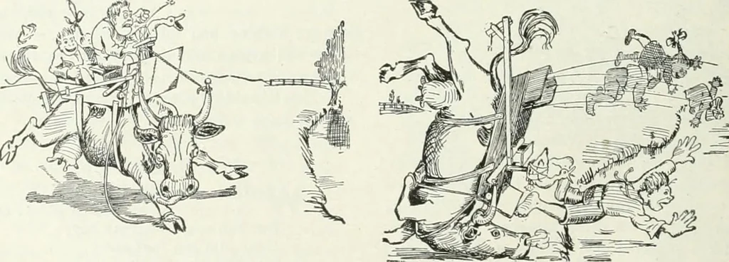 An illustration from Caricature; wit and humor of a nation in picture, song and story, 1911, leaf 191