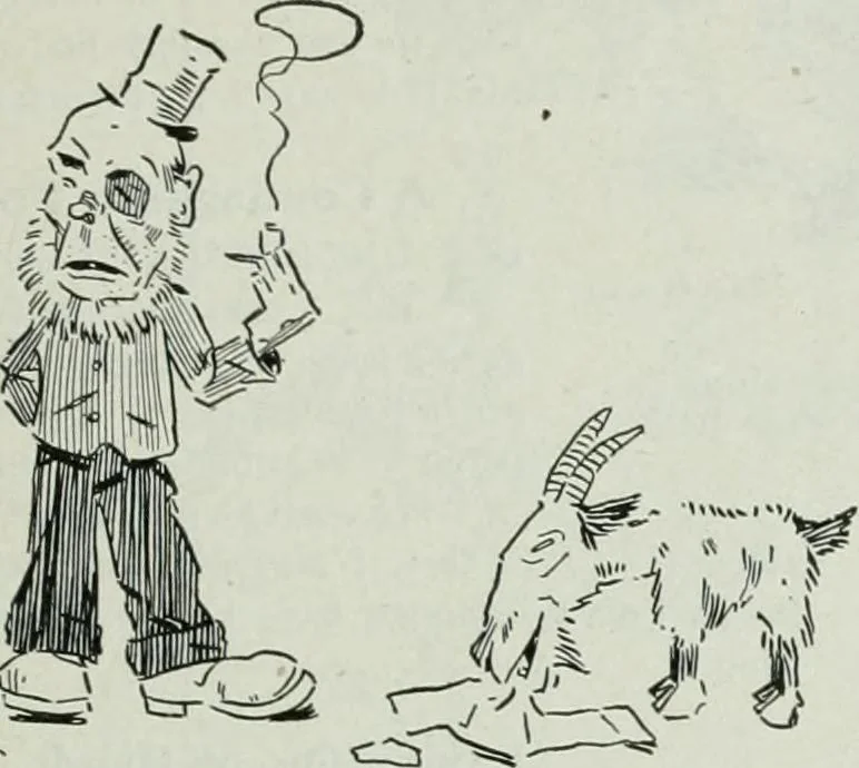 An illustration from Caricature; wit and humor of a nation in picture, song and story, 1911, leaf 194