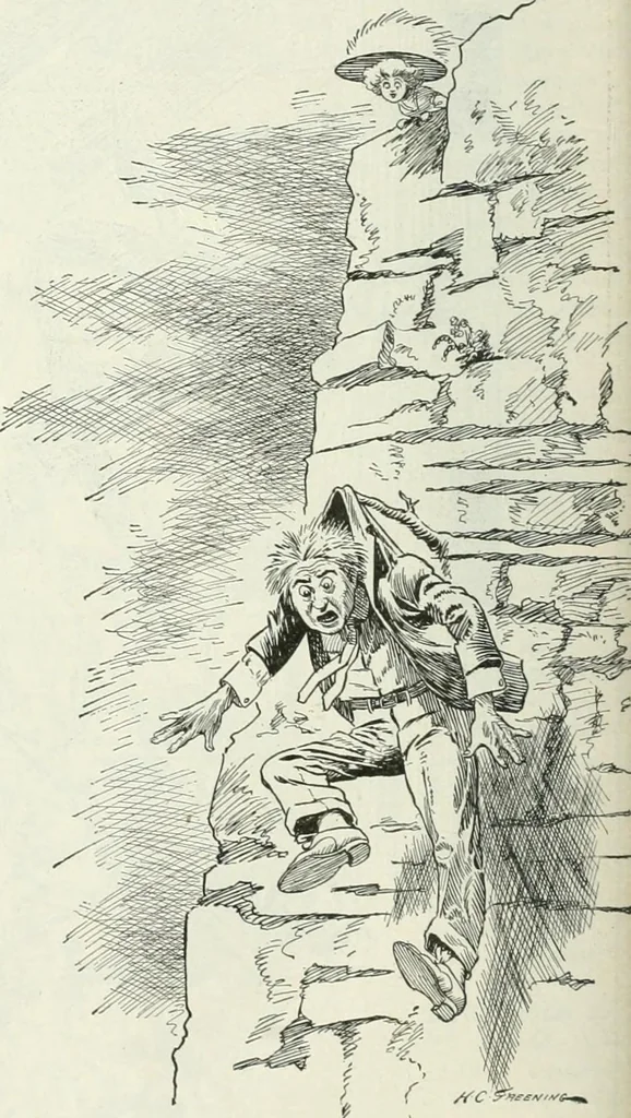 An illustration from Caricature; wit and humor of a nation in picture, song and story, 1911, leaf 201