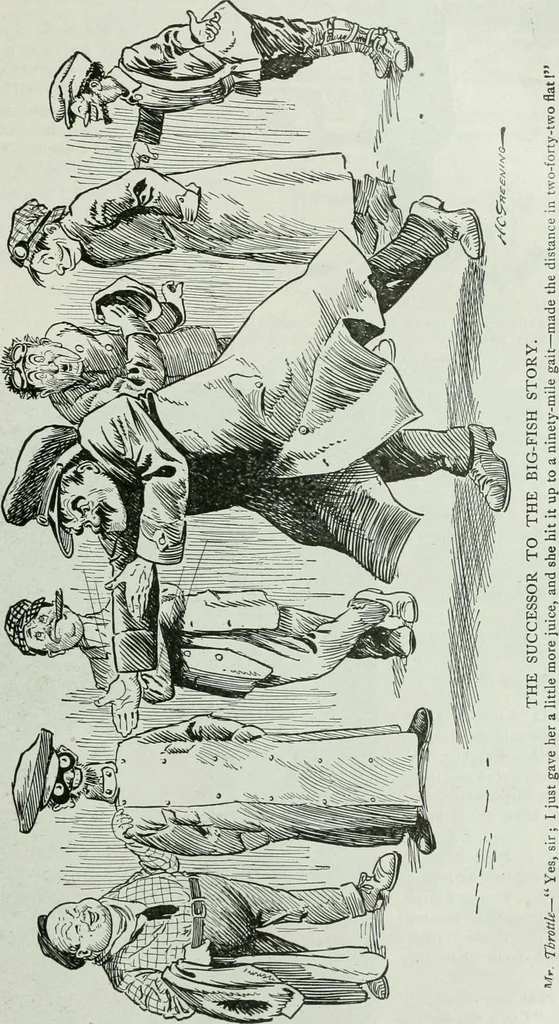 An illustration from Caricature; wit and humor of a nation in picture, song and story, 1911, leaf 202